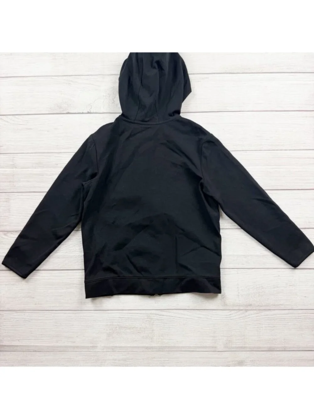 Old Navy Active Black Dynamic Fleece Full Zip Hoodie Jacket M 8